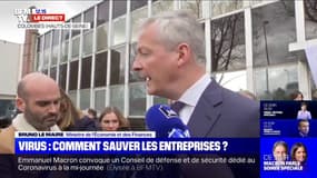 "Tous les prêts faits aux PME seront garantis par l'État à 90%" annonce Bruno Le Maire