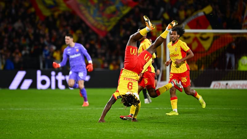 Lens-Rennes: contrôle, but et salto, le sacré numéro de Saint-Maximin pour ouvrir son compteur avec les Sang et Or