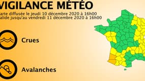 Météo France place deux départements en vigilance orange.
