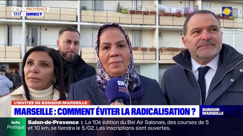 Latifa Ibn Ziaten, présidente de l'association Imad, a rencontré des jeunes à Marseille