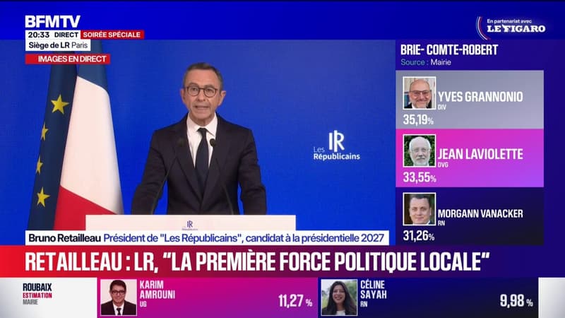 Bruno Retailleau, président des Républicains, appelle à "une rupture radicale" pour l'élection présidentielle