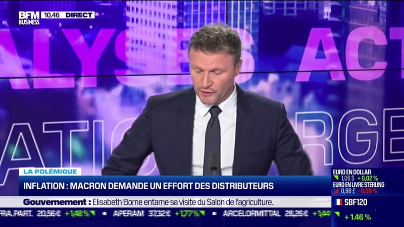 Inflation : Emmanuel Macron demande aux distributeurs de faire des efforts