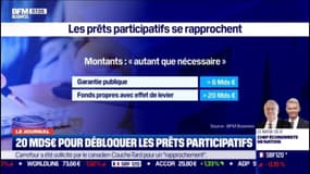 Prêt participatif: 20 milliards d'euros devraient être débloqués dans les prochains jours par l'État  