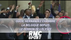 Ouch, Hernandez chambre la Belgique depuis le perron de l'Élysée