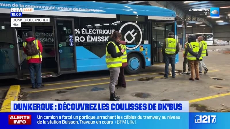 Dunkerque: découvrez les coulisses de DK'Bus