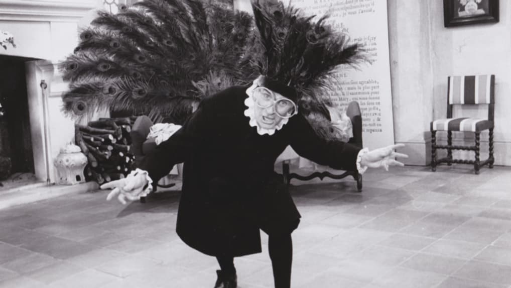Louis de Funès sur le tournage de L'Avare