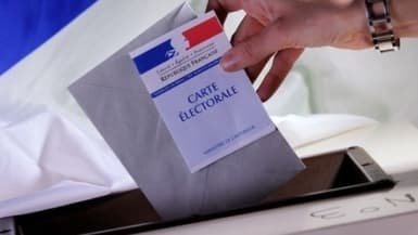 Image d'un votant lors des élections européennes de 2019