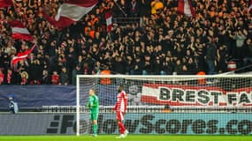 Le stade Roudourou lors du match Brest-PSV Eindhoven (1-0, Ligue des champions), le 10 décembre 2024