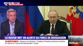 Guerre en Ukraine: Vladimir Poutine annonce mettre en alerte la "force de dissusaion" russe