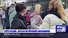 Guerre en Ukraine: afflux de réfugiés ukrainiens sur la Côte d'Azur