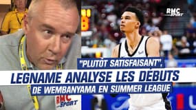NBA : "C'est plutôt satisfaisant", Legname analyse les débuts de Wembanyama avec les Spurs