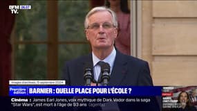 Gouvernement Barnier: quelle place pour l'école?