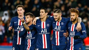 Julian Draxler, Juan Bernat, Angel Di Maria, Mauro Icardi et Neymar.