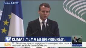 Echec sur le climat au G7 : "Oui, il y a des désaccords" reconnaît Macron
