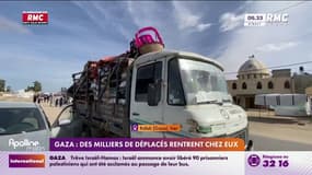Cessez-le-feu à Gaza: des milliers de déplacés palestiniens rentrent chez eux 