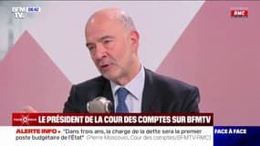 Pierre Moscovici (Cour des comptes): "J'ai tendance à vous dire qu'il faut faire plus d'économies que d'impôts"