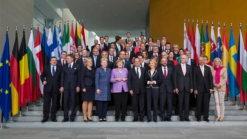 Les dirigeants européens ont donné mercredi à Berlin une impulsion commune face au chômage des jeunes, fléau "insupportable" contre lequel l'Union vient de débloquer six milliards d'euros pour les deux prochaines années. /Photo prise le 3 juillet 2013/REU