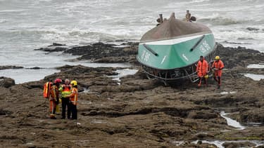 Le bateau de la SNSM a chaviré vendredi matin.