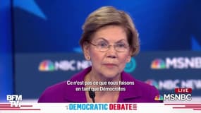  Lors du débat à la primaire démocrate, Elizabeth Warren a ardemment attaqué Michael Bloomberg 