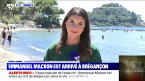 Emmanuel Macron est au fort de Brégançon pour une "pause studieuse"