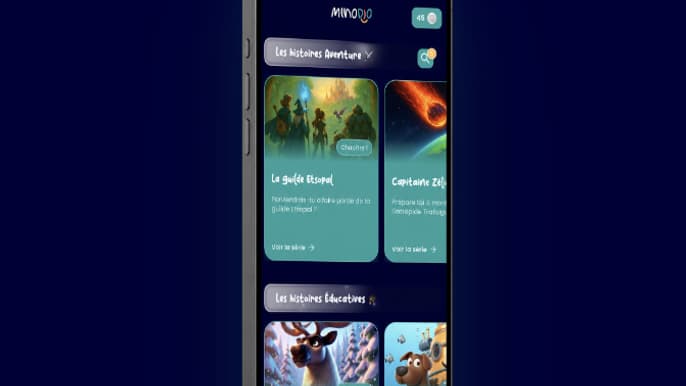 L'application Minodio. L'application Minodio.