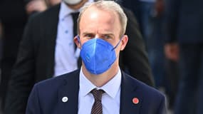 Le chef de la diplomatie britannique, Dominic Raab, à Matera, dans le sud de l'Italie, pour le sommet du G20 le 29 juin 2021