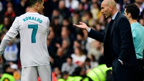 Cristiano Ronaldo et Zinedine Zidane