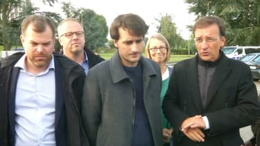 Loup Bureau à son arrivée à Paris dimanche 17 septembre