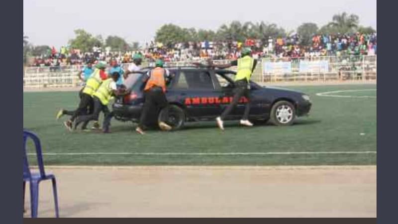 L'ambulance du match Nasarawa-Katsina