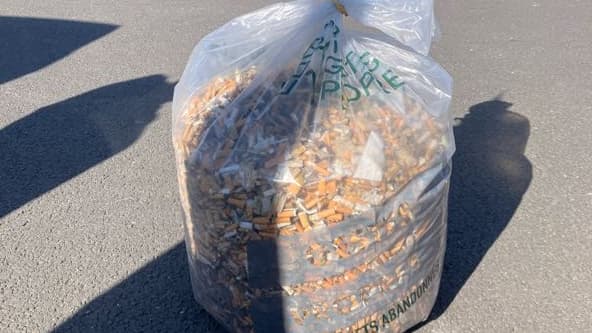 30.000 MÉGOTS DE CIGARETTES RAMASSÉS EN UNE MATINÉE DANS UNE COMMUNE DE CHARENTE-MARITIME