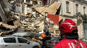 L'immeuble s'est effondré dans le centre-ville d'Amiens, ce vendredi 8 août.