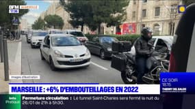 Marseille: 6% de bouchons supplémentaires en 2022