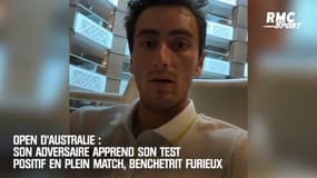 Open d'Australie : Son adversaire apprend son test positif en plein match, Benchetrit furieux