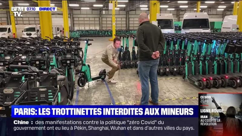 Les trottinettes interdites aux mineurs à Paris - 28/11