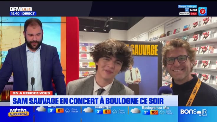 Sam Sauvage à Boulogne-sur-mer 