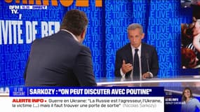 Guerre en Ukraine: Nicolas Sarkozy assure qu'on peut "discuter avec Poutine"