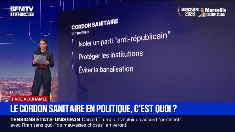 LES ÉCLAIREURS - Qu'est-ce que le cordon sanitaire en politique?