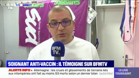"Une défiance envers la parole publique": un soignant opposé à la vaccination obligatoire témoigne sur BFMTV