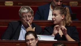 Eric Coquerel et Mathilde Panot le 31 octobre 2022 à l'Assemblée nationale 