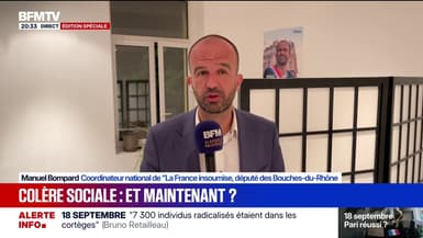 18 septembre: "Sans mobilisation populaire, il n'y aura pas de changement politique", affirme Manuel Bompard, coordinateur national de LFI