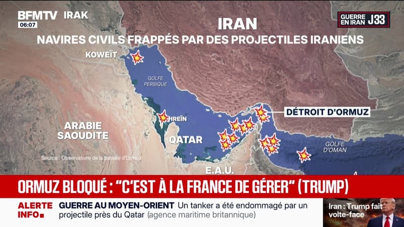 Guerre au Moyen-Orient: où en est-on de la circulation des bateaux dans le détroit d'Ormuz?