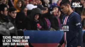 PSG : Tuchel pas rassurant sur Thiago Silva sorti sur blessure face à Bordeaux 