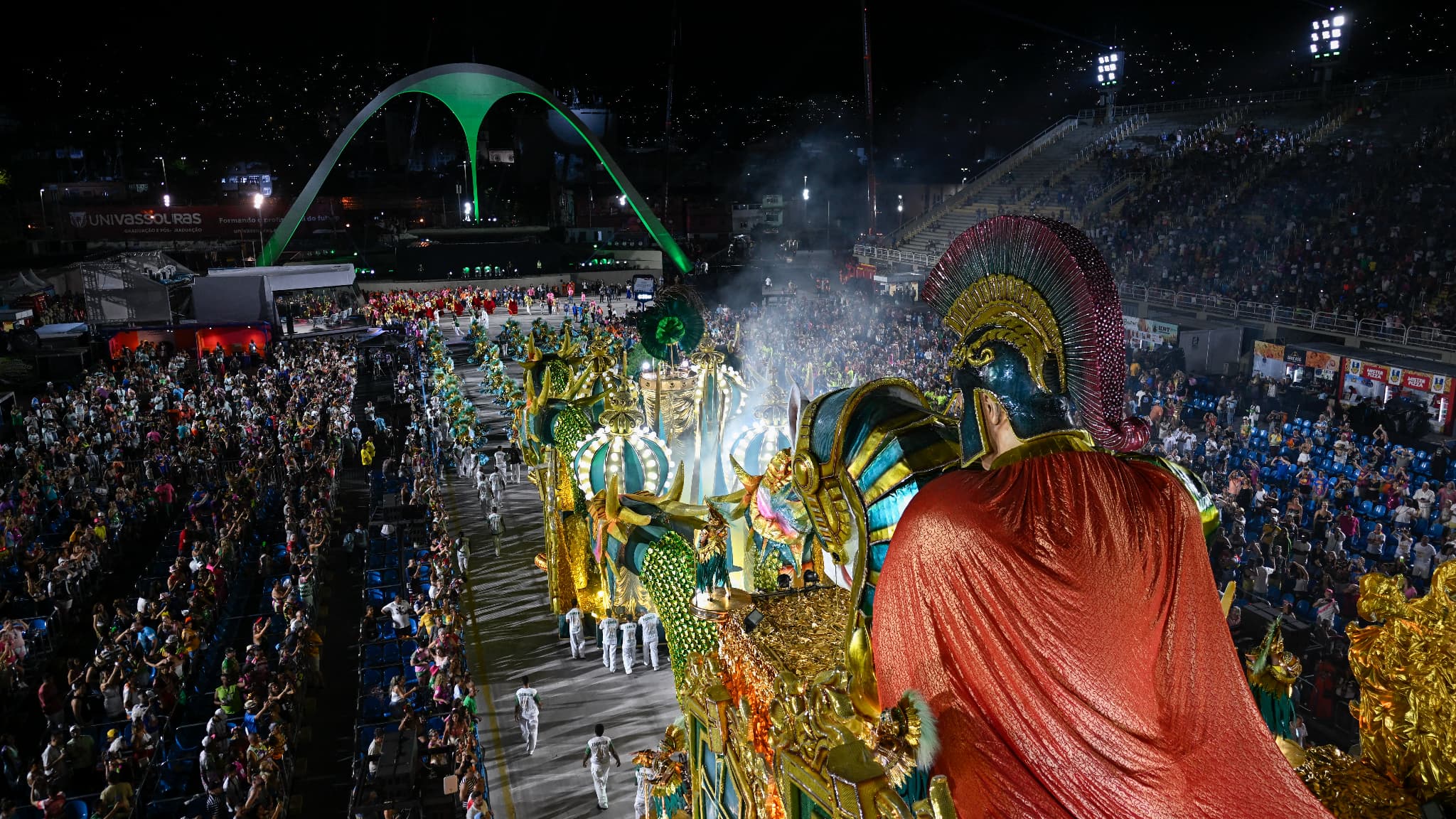 Défilé lors du carnaval de Rio, le 19 février 2023