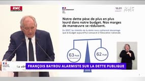 Budget 2026: François Bayrou alarmiste sur la dette publique