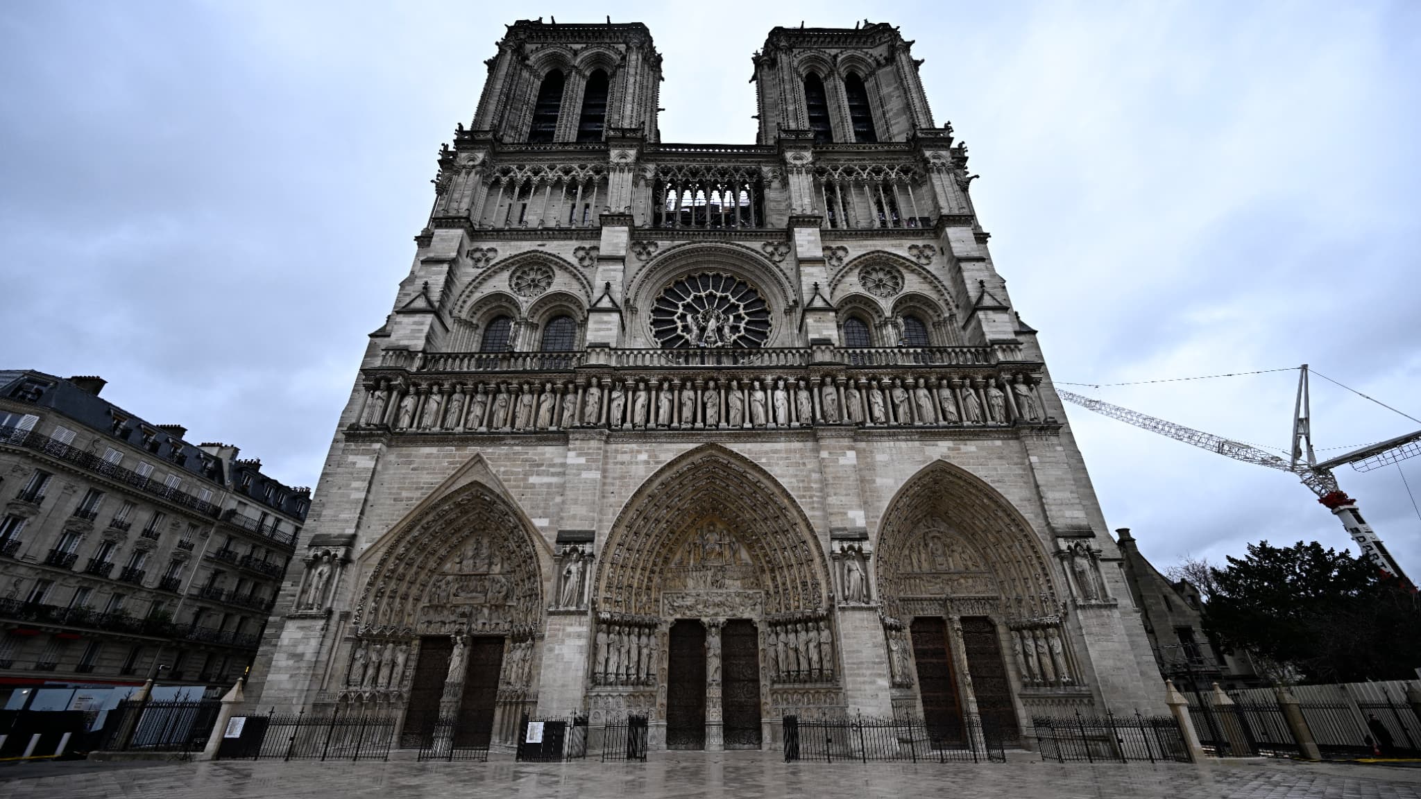 La cathédrale Notre-Dame de Paris, le 8 décembre 2024 La cathédrale Notre-Dame de Paris, le 8 décembre 2024