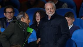 Aurelio de Laurentiis, le président de Naples, le 2 avril 2023.