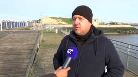 Olivier Folcke, pêcheur de Calais, raconte l'opération de sauvetage de trois migrants à Calais.