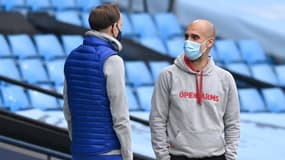 Guardiola et Tuchel avant Manchester City-Chelsea le 8 mai