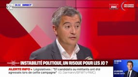 Menace terroriste: Gérald Darmanin évoque "plusieurs interpellations, dans deux endroits différents" avant les JO