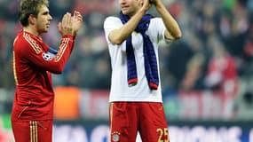 Philipp Lahm et Thomas Muller